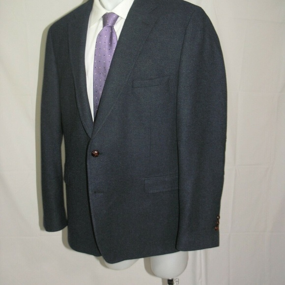 Gant Flannel Weight Recent Two Button Blazer 50R